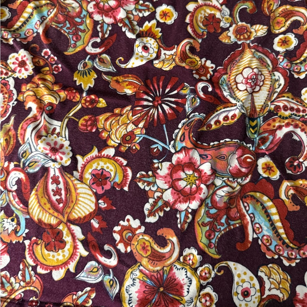 Talbots “The Talbots Tee” Long Sleeve Floral Print Crewneck Shirt - Petite - Picture 9 of 10